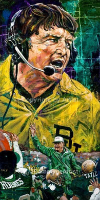Grant Teaff autographed limited edition print