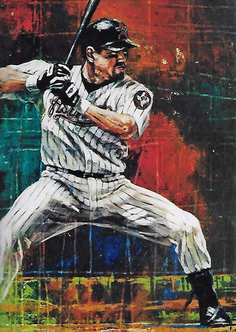 (Jeff) Bagwell at Bat fine art print