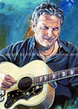 Jim Collins Autographed Limited Edition Fine Art Print Signed By Music Art