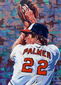 Jim Palmer limited edition autographed art print