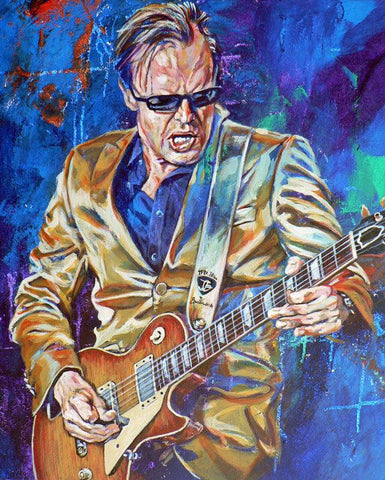 Joe Bonamassa original painting by Robert Hurst