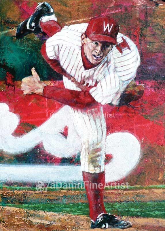 John Olerud - WSU autographed limited edition print –