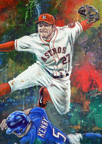 Jose Altuve fine art print - autographed prints now available