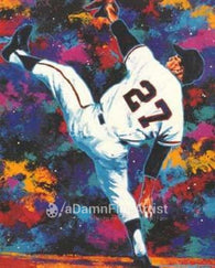 Juan Marichal autographed limited edition print