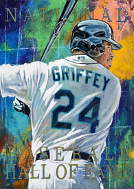 Ken Griffey Jr NBHOF fine art print