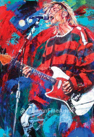 Kurt Cobain fine art print