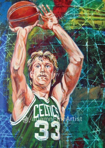 Larry Bird fine art print