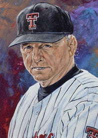 Larry Hays - Texas Tech autographed fine art print signed by Hays