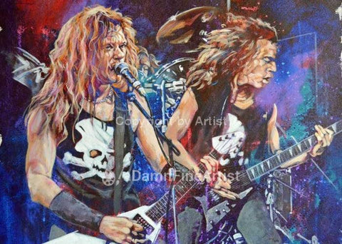Metallica fine art print featuring Metallica - Version A