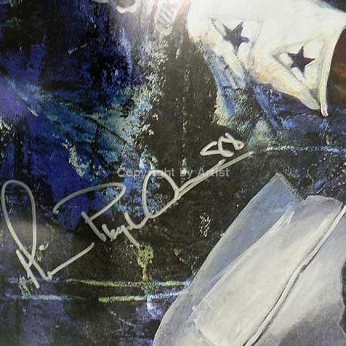 Michael Irvin autographed limited edition print –