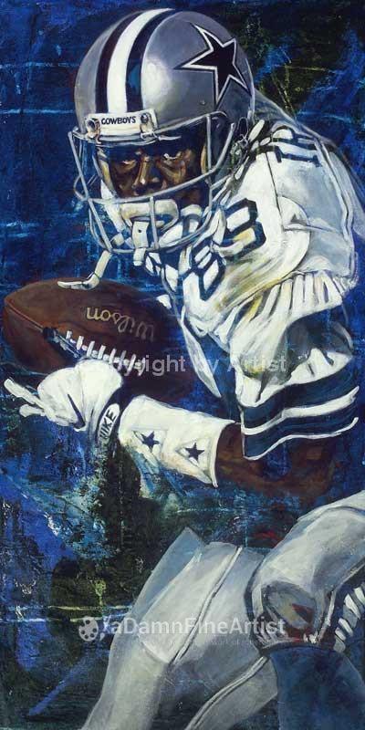 Michael Irvin autographed limited edition print –