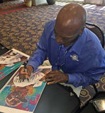 Mike Kelly - Arizona State autographed fine art print signed by Kelly