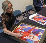 Nastia Liukin original painting featuring Nastia Liukin by Robert Hurst signed by Liukin