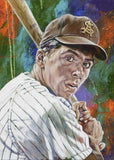 Rick Monday - Arizona State autographed fine art print signed by Monday