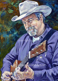 Robert Earl Keen autographed limited edition fine art print