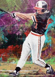 Robin Ventura - OSU autographed art print