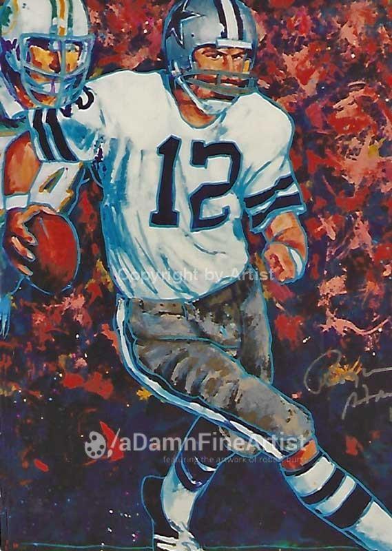 Roger Staubach fine art print –