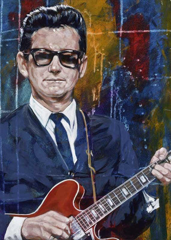 Roy Orbison limited edition fine art print featuring Orbison