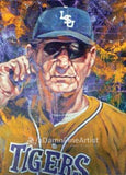 Skip Bertman - LSU autographed limited edition print