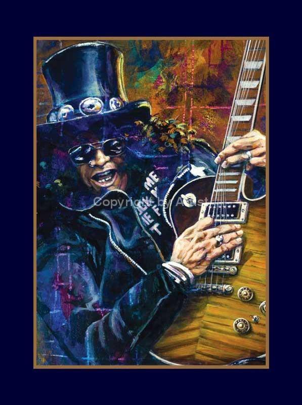 Slash - Guns N Roses Metal Print