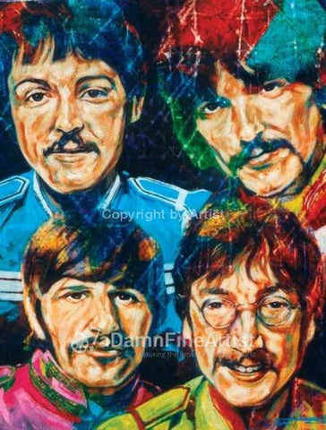 Beatles fine art print