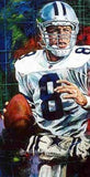 Troy Aikman autographed limited edition print