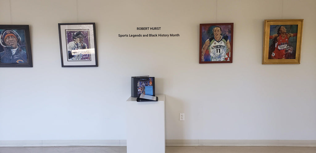 Concordia University Texas Exhibit 2022: Sports Legends by Robert Hurst and Black History Month