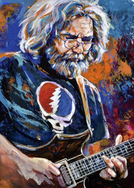 Jerry Garcia fine art print – aDamnFineArtist.com