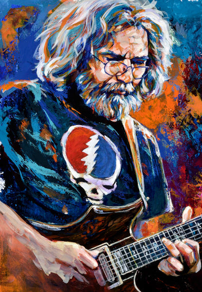 Jerry Garcia original painting by Robert Hurst