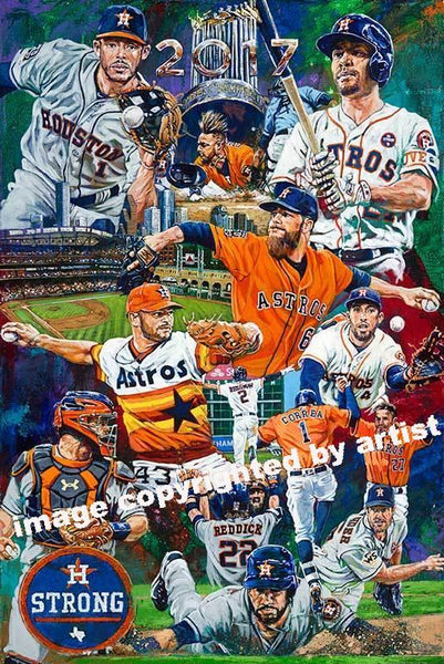 Houston Astros 2017 World Series Team fine art print