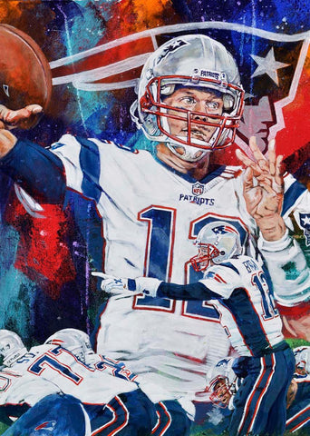 Tom Brady - New England Patriots fine art print