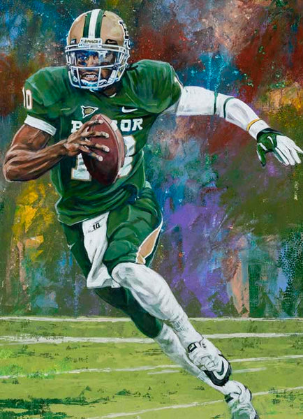 Robert Griffin III autographed limited edition fine art print signed by Griffin