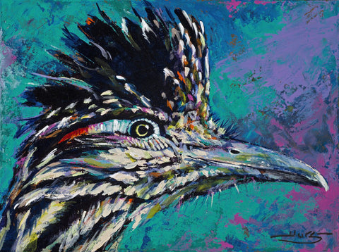 Roadrunner limited edition canvas giclee print
