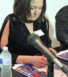 Cathy Self-Morgan signing fine art print by Robert Hurst