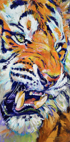 Tiger limited edition canvas giclee print