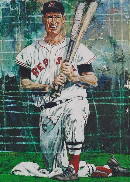 Ted Williams Red Sox Lmt. Ed. Artist Proof Print “HOME RUN” by Armand