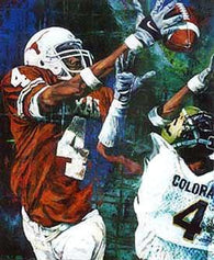 Roy Williams "Caught in Action" autographed art print