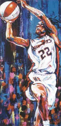 Sheryl Swoopes autographed limited edition print