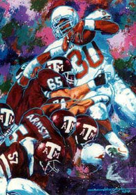 Aggie Pile fine art print featuring A & M College Football