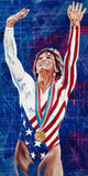 Mary Lou Retton autographed limited edition print