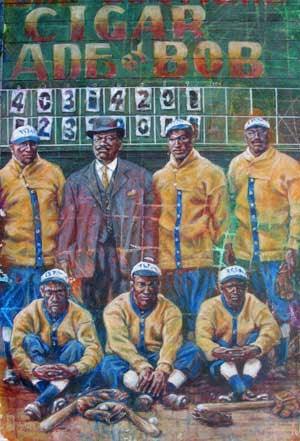 His Team - print celebrating The Negro Leagues