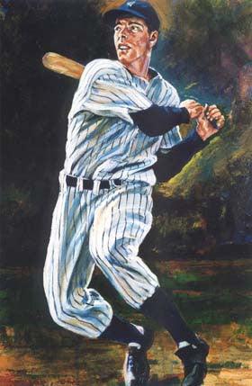 Yankees Series Joe DiMaggio fine art print –