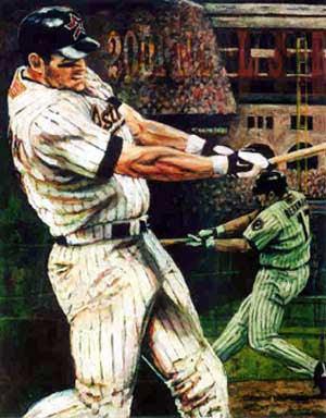 Lance Berkman fine art print