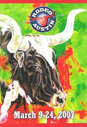 Rodeo Austin 2007 poster – aDamnFineArtist.com