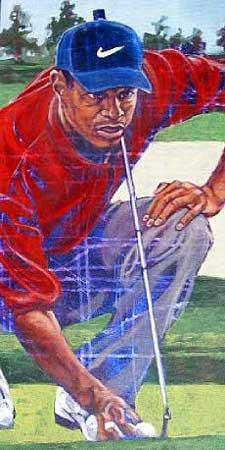 Golf Legends Series Tiger Woods fine art print