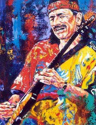 Carlos Santana fine art print