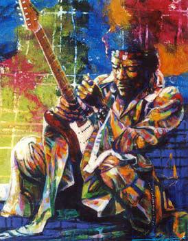 Jimi Hendrix fine art print