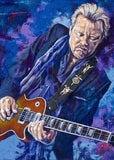 Lee Roy Parnell autographed limited edition fine art print