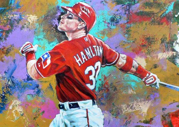  2010 Topps # 175 Josh Hamilton Texas Rangers (Baseball Card)  NM/MT Rangers : Collectibles & Fine Art
