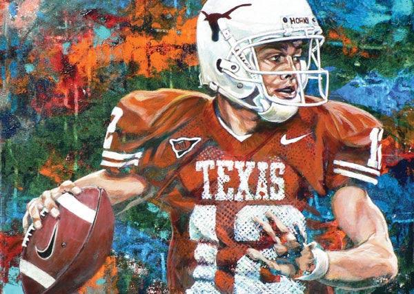 In The Pocket (Colt McCoy) fine art print